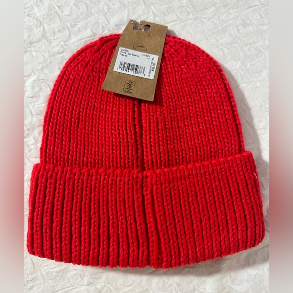 NWT Prana Logo Beanie Fireside Red Unisex O/S - Picture 2 of 2